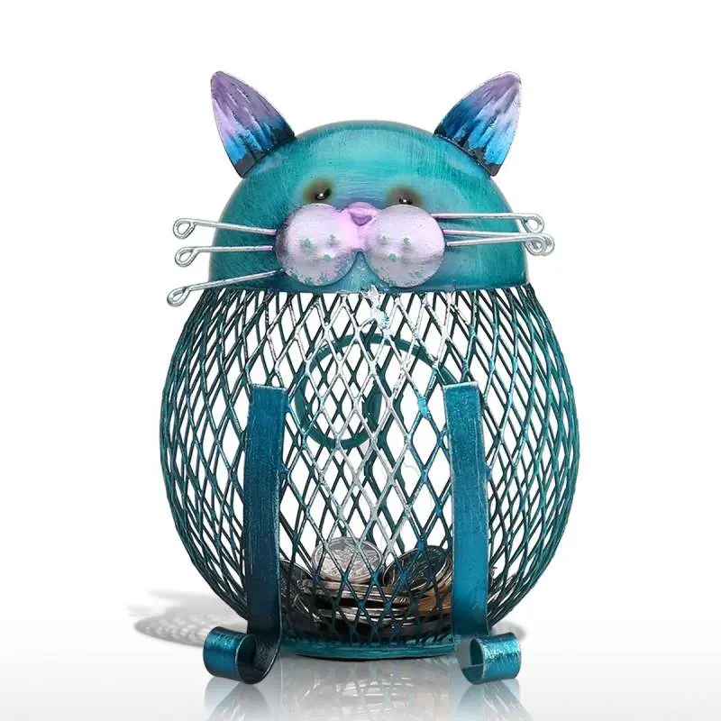 Tirelire Chat en Métal
