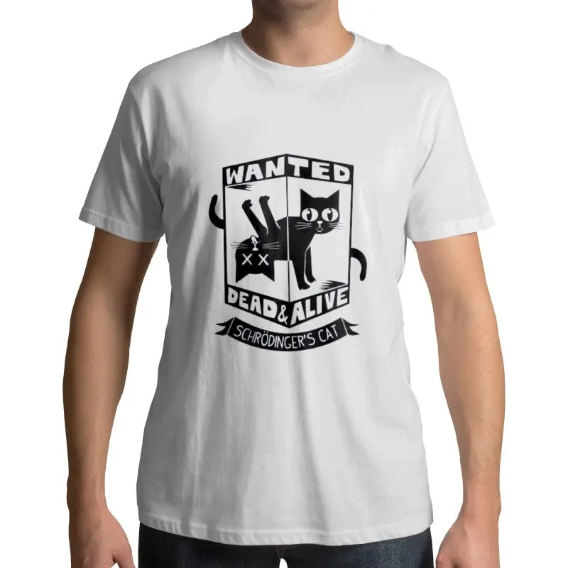 Tee-Shirt Schrodinger Cat WANTED