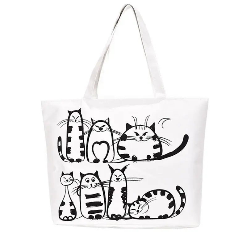 Tote bag Chat Sachac