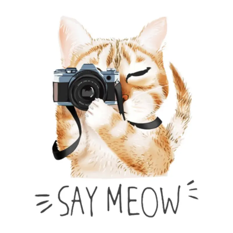 T-Shirt Chat Photographe