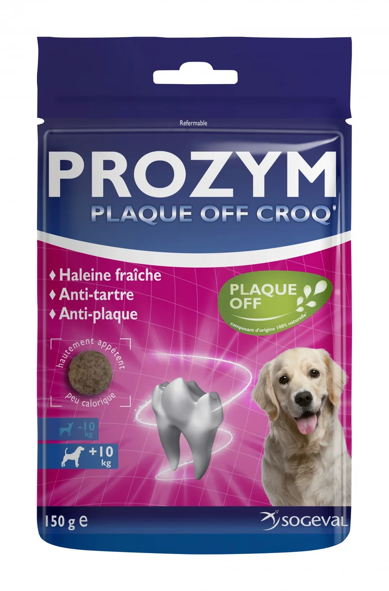 Prozym Plaque Off Croq' chien, chat