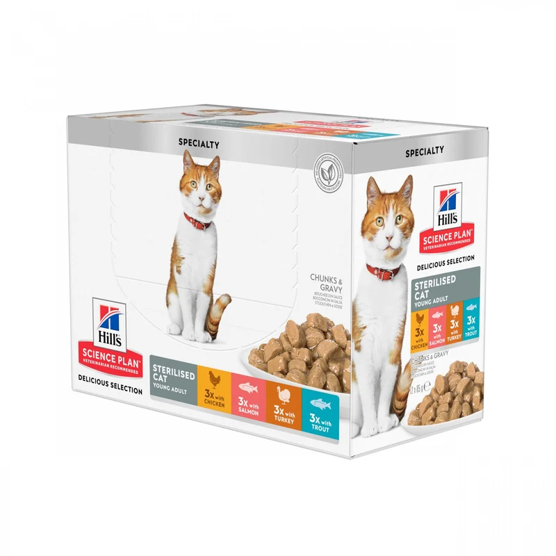 Hill's Science Plan Sterilised Adult en sachets - pâtée chat