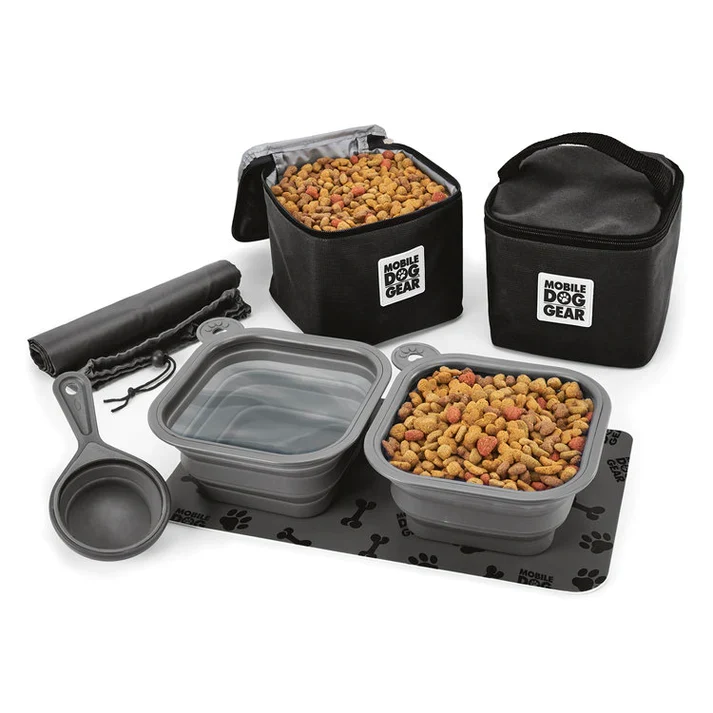Mobile Dog Gear - Ensemble de voyage pour la nourriture