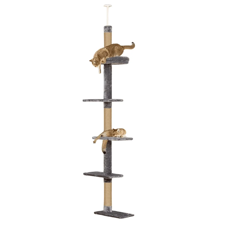 Arbre à chat 5 niveaux réglable XXL 260 cm