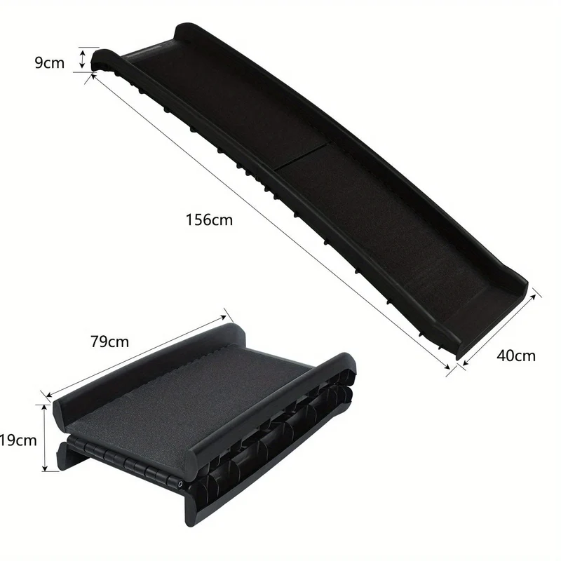 Rampe pliable pour chien – accès voiture, escaliers et coffre, jusqu'à 90 kg
