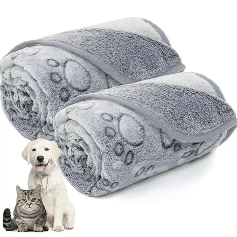 Couverture douce pour chien et chat – tapis moelleux, chaud et confortable