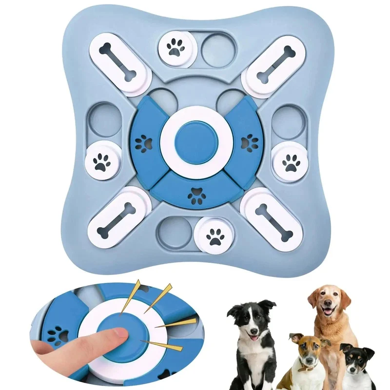 Jouet interactif pour chien et chat - distributeur de nourriture puzzle