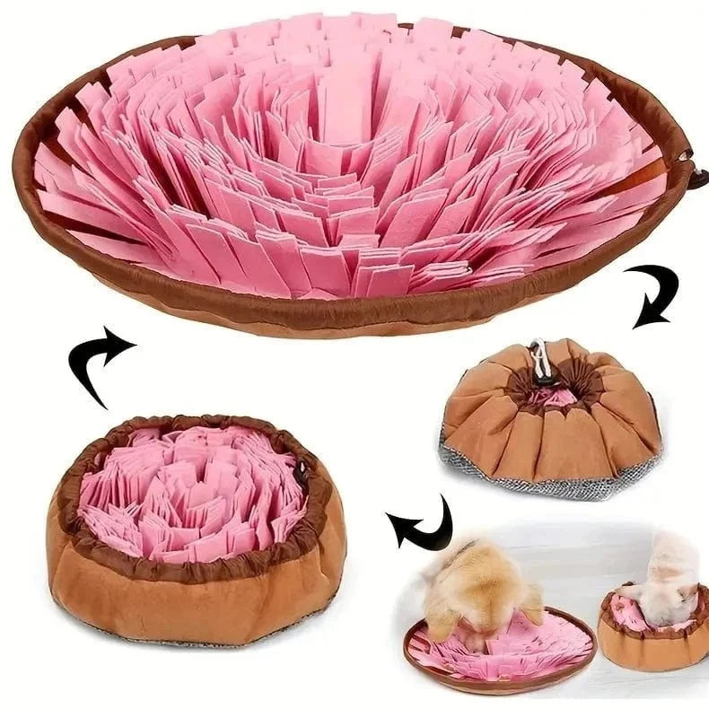 Tapis de reniflage pour chien - alimentation lente et jouet d'entraînement