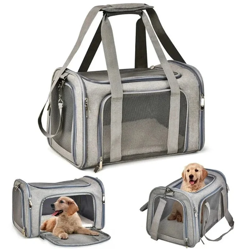Sac de transport pour chien et chat – sac à dos latéral souple