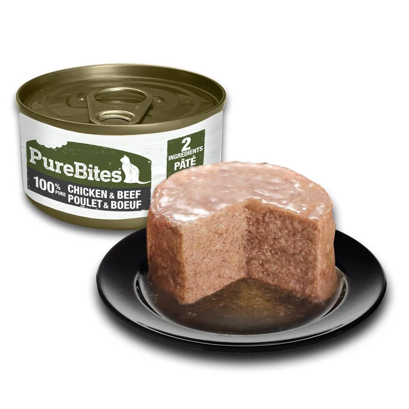 Pâté Purebites au poulet et bœuf pour chat