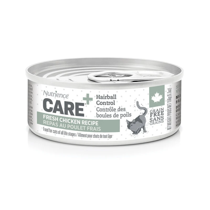 Conserve pour chat Nutrience Care - Contrôle boules de poils chat 156g
