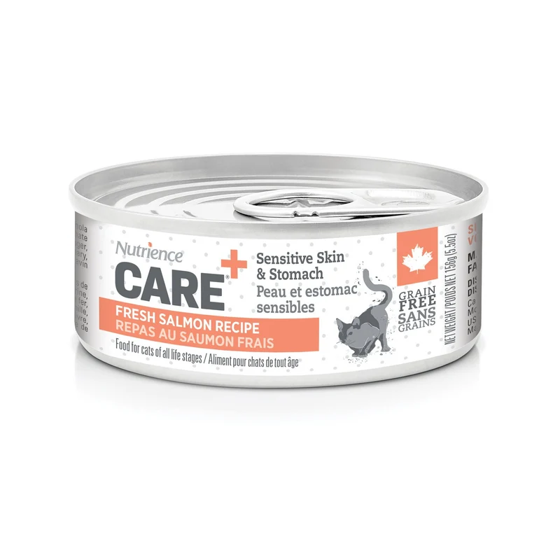 Conserve pour chat Nutrience Care - Peau et estomac sensible chat 156g