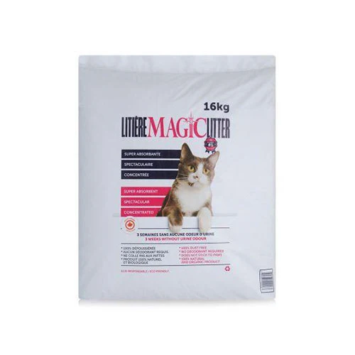 Magic - Litière Super Absorbante Biologique et Écologique pour Chats