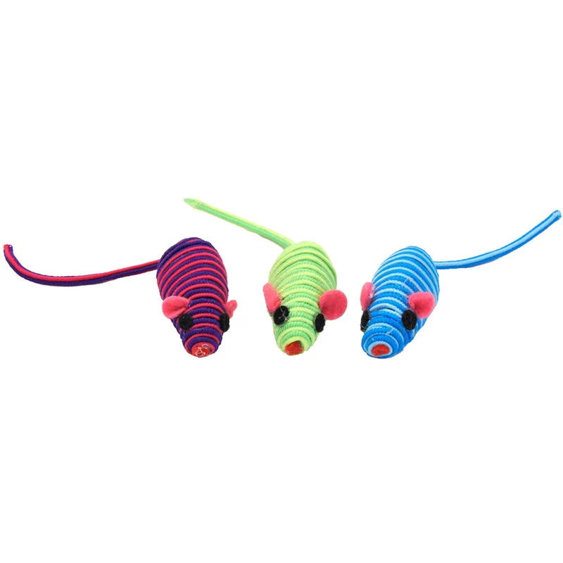 TURBO Jouet Chat Souris Ficelle 5"