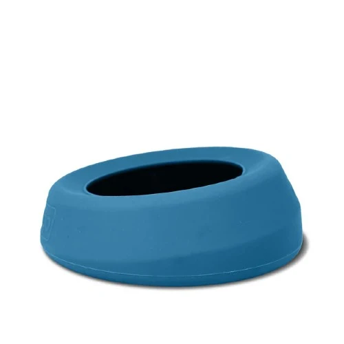 Kurgo Bol à eau en silicone pour voiture anti éclaboussures Wander, Bleu