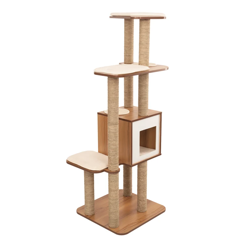 Catit Vesper High Base XL - Walnut