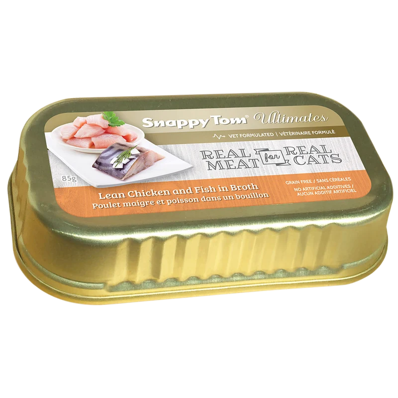 Snappy Tom Ultimates - Poulet maigre et poisson dans bouillon