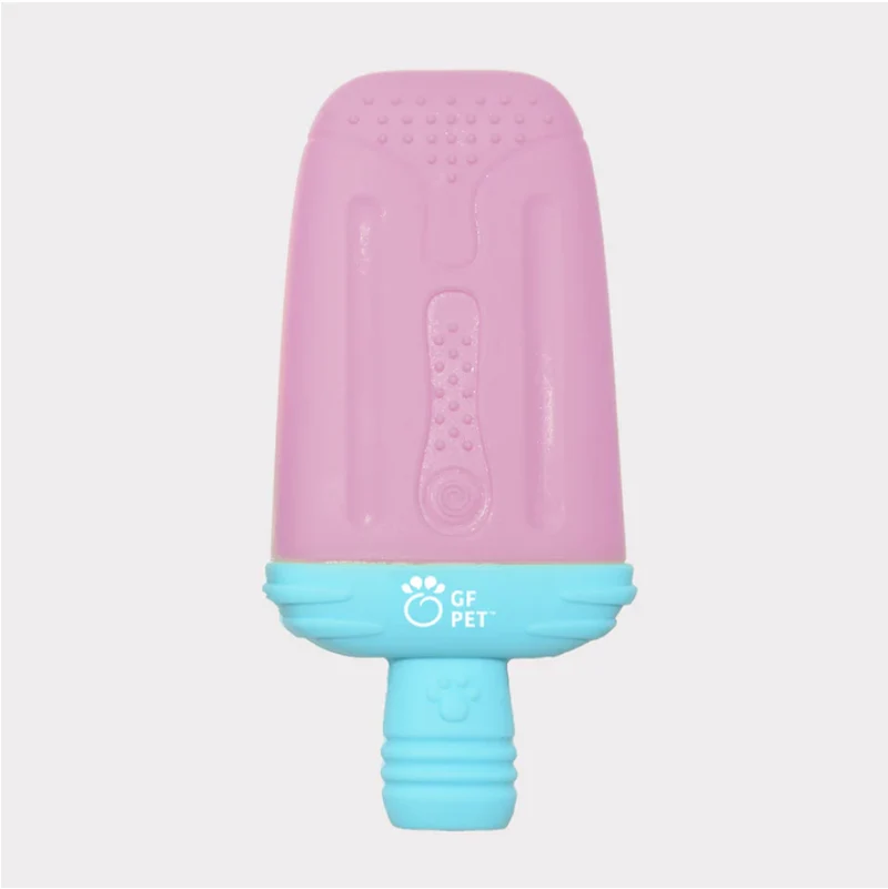 ICE TOY™ - Jouet rafraîchissant pour chien avec cône de glace | Popsicle Fraise