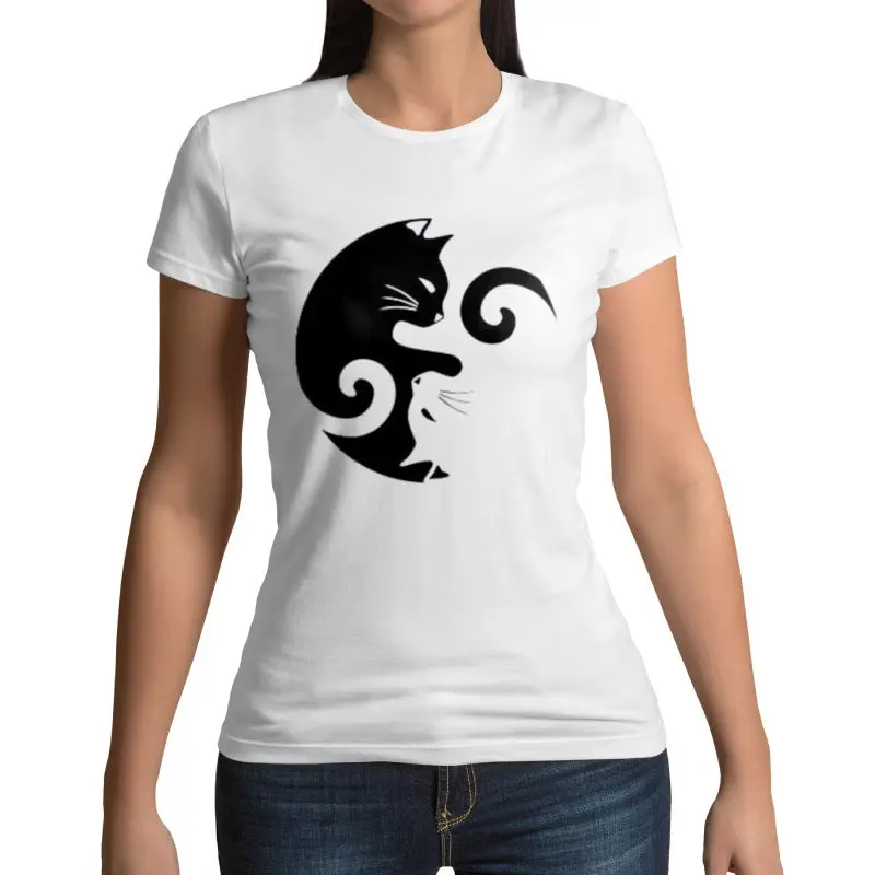 T-Shirt Chat Yin Yang