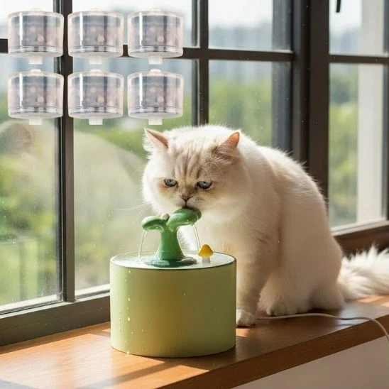 Filtre fontaine chat Céram'Oasis