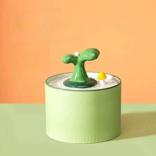 Fontaine Chat Céramique | Céram’Oasis