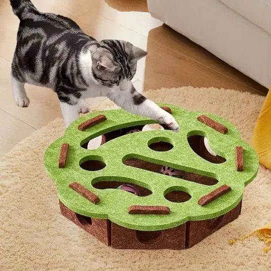 Jouet chat interactif | Cache-Cache Furtif