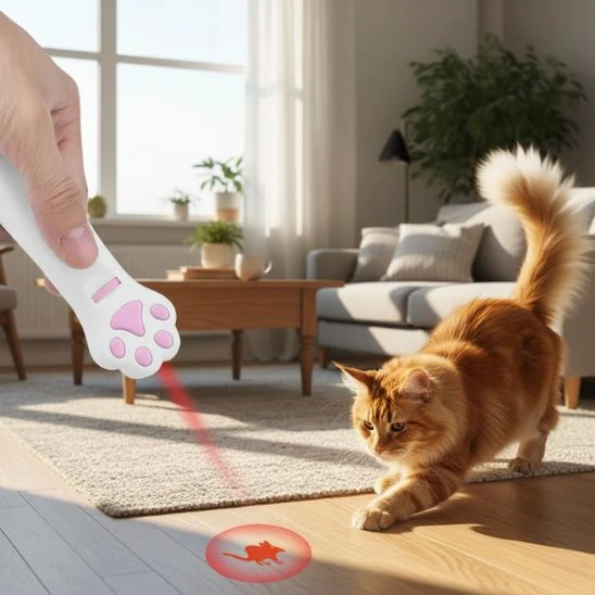 Laser pour chat | Poursuite Lumineuse