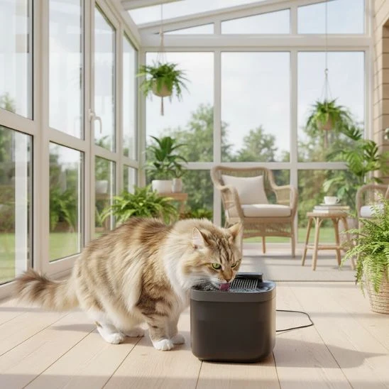 Fontaine eau chat | SourceVive