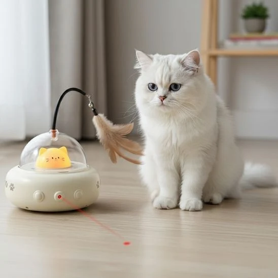 LASER A CHAT | Soucoupe Lumineuse