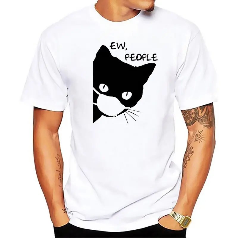 T-Shirt Chat Masqué Covid