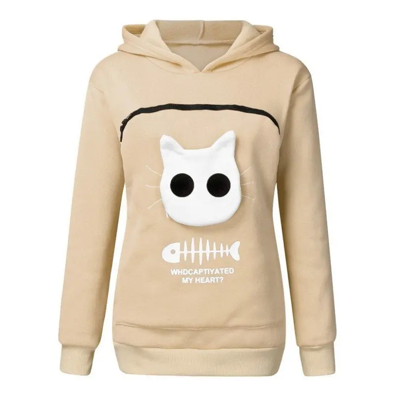 sweat avec poche pour chat