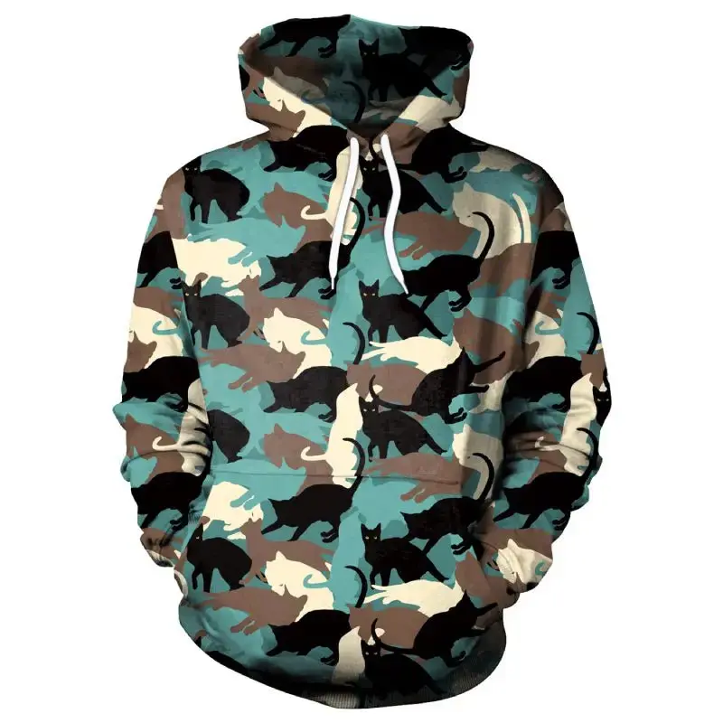 Sweat à Chat Camouflage