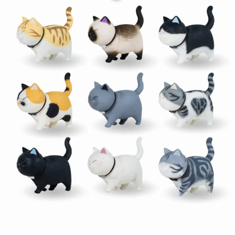 Statuettes de décoration Chats qui marchent