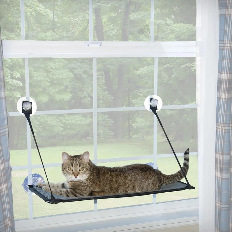 K&H \ Kitty Sill - EZ Window Mount, Tablette de bord de fenêtre pour chat