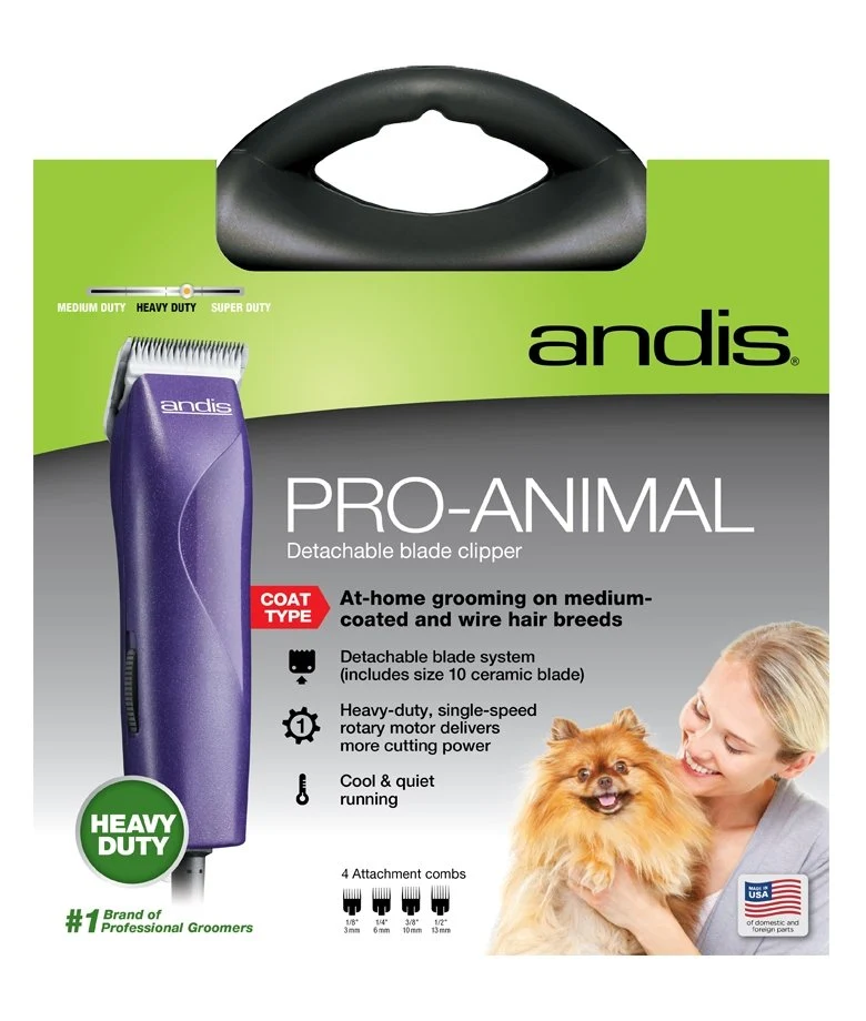 Tondeuse PRO-ANIMAL, 7 pièces, Andis