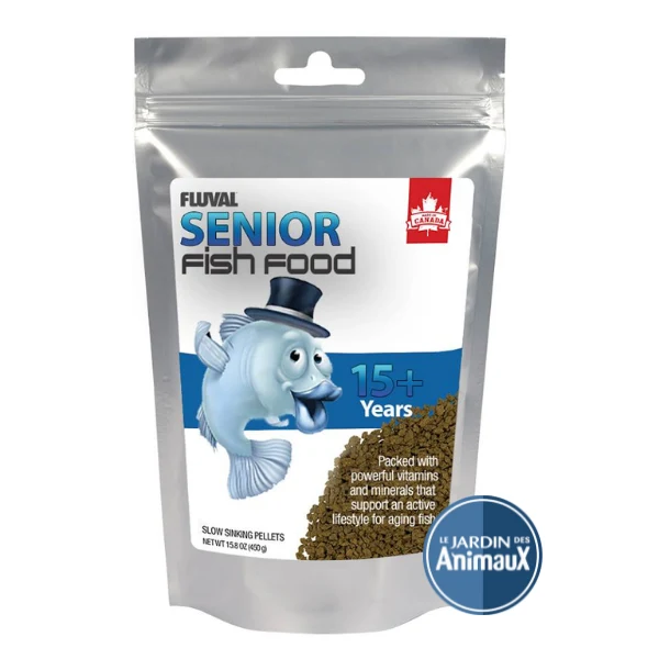 Nourriture pour vieux poissons , formule blanchiment des dents, 450 g