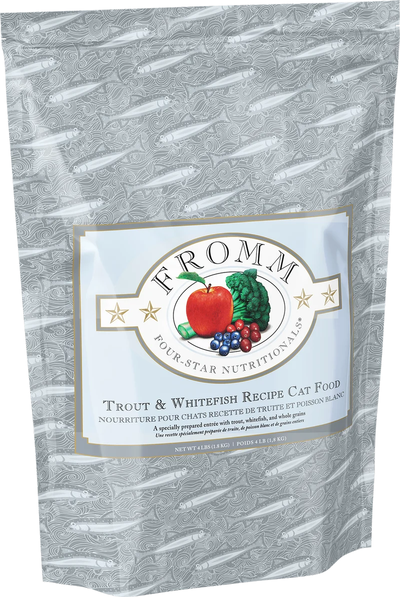Nourriture Fromm Four Stars chat truite et poisson blanc