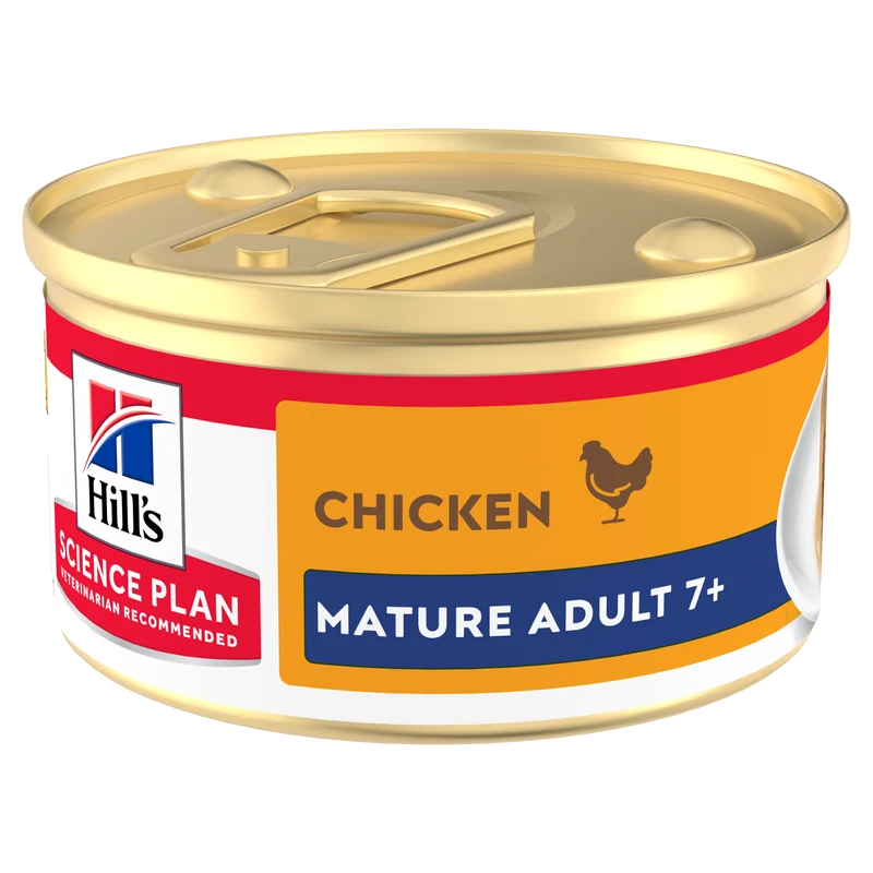 Hill's chat Mature Adult 7+ Mousse Poulet