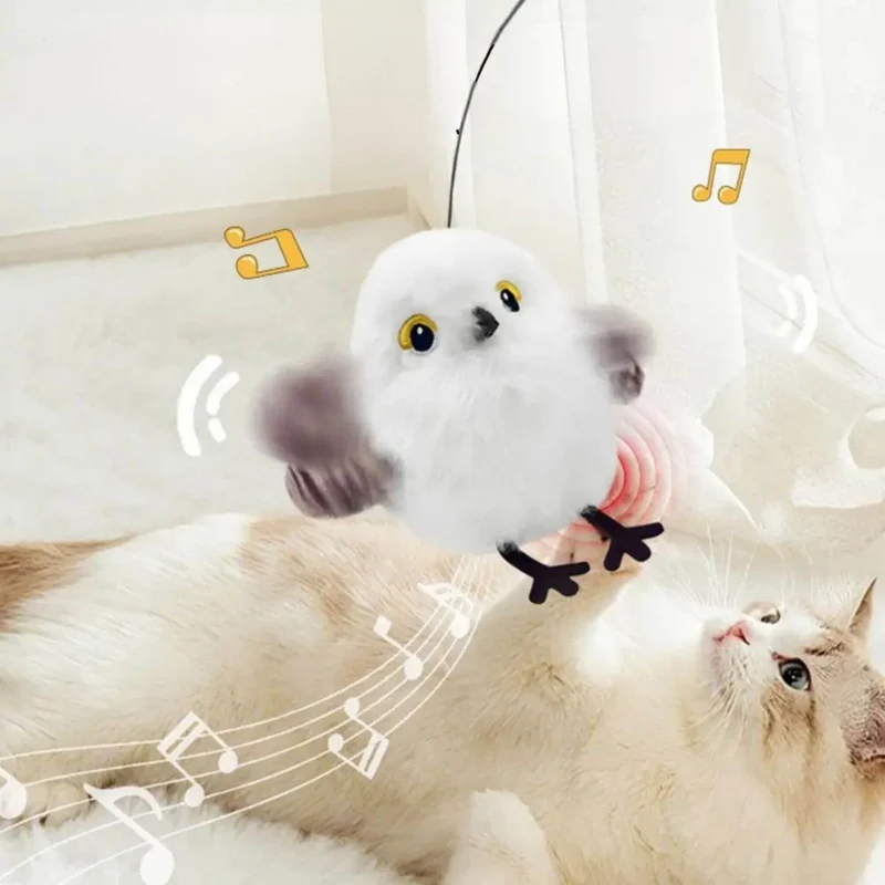 jouet chat oiseau volant | Chant des oiseaux
