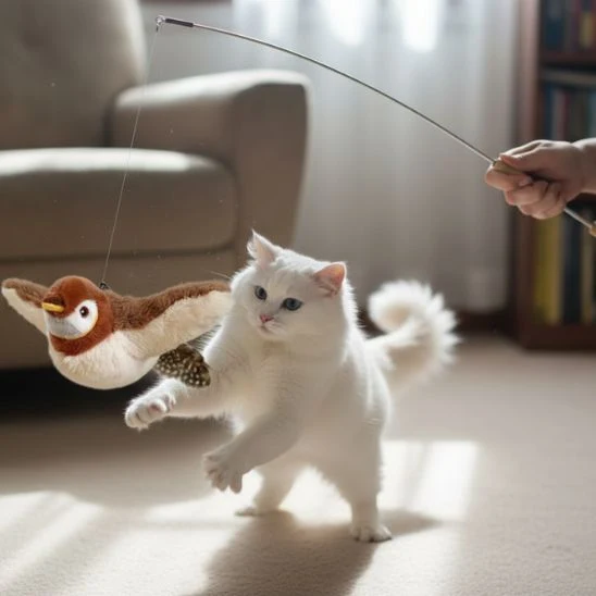 oiseau volant pour chat | Aile de plaisir