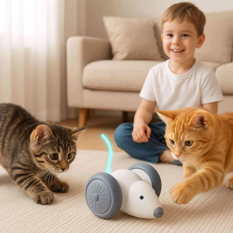 souris pour chat interactive