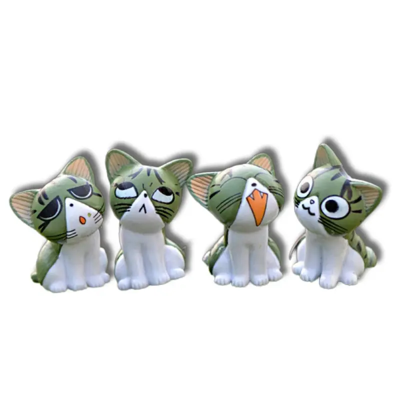 Statuettes Chat Miniatures Manga