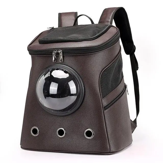 Sac à dos pour Chat en Cuir