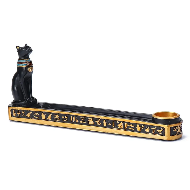 Porte Encens Chat Egyptien