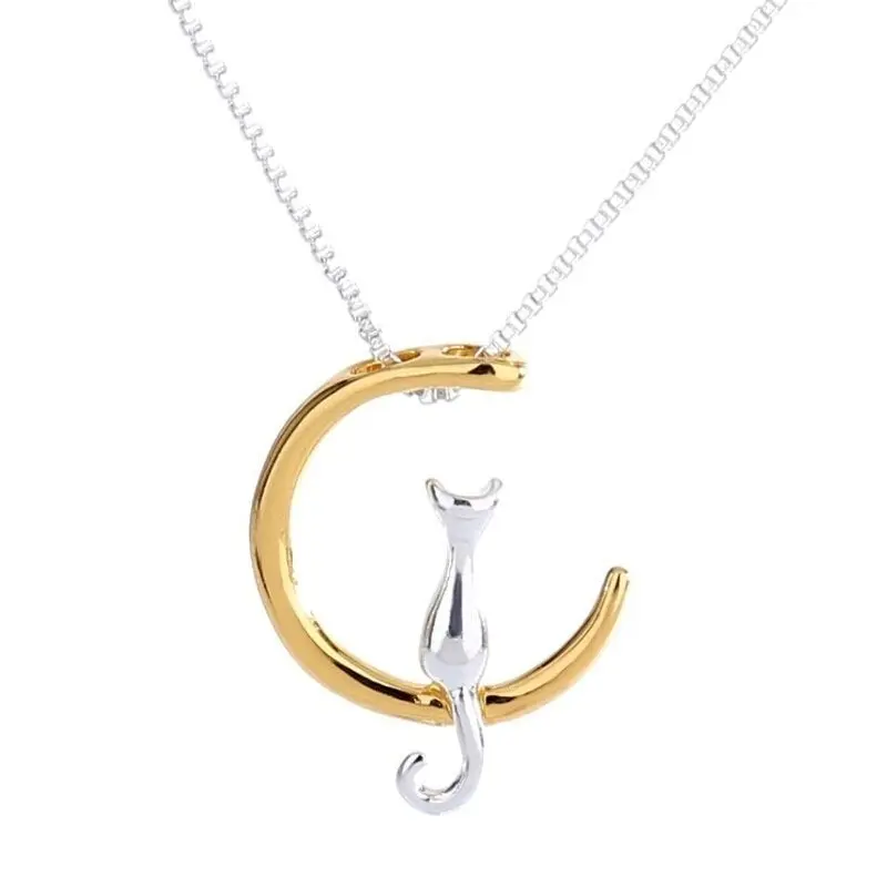 Pendentif Chat sur la Lune
