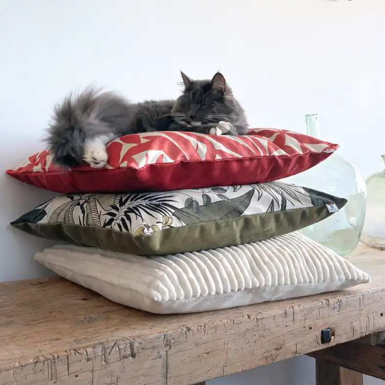 Couchages Chats Design - Coussins XL - Couleur au choix