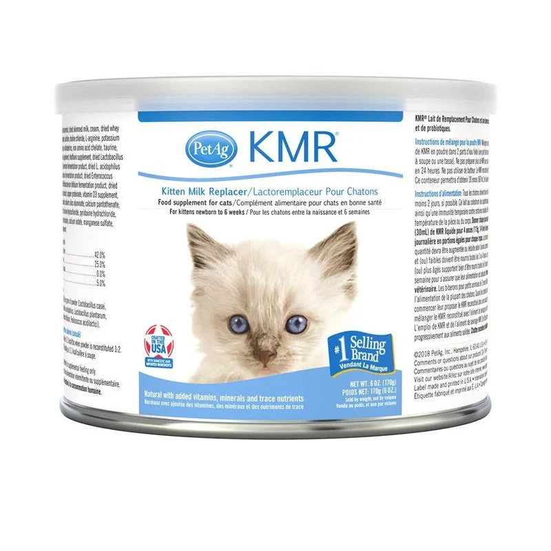 PetAg « KMR » Remplacement de Lait pour Chatons Poudre 6oz