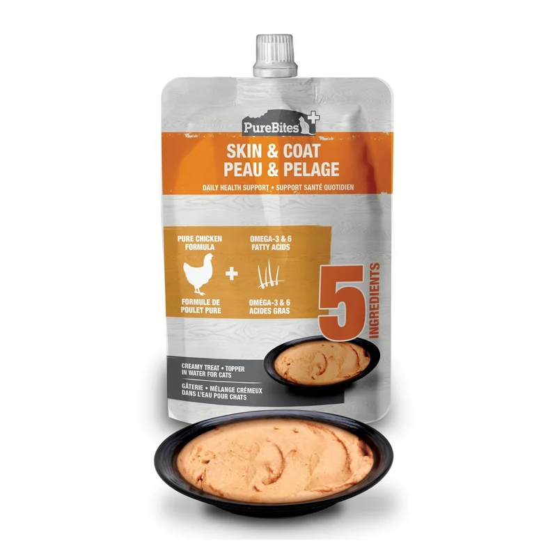 PureBites Plus Crémeux- Peau & Pelage Pour Chats