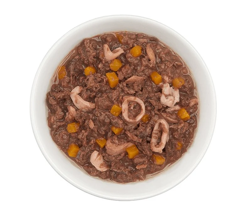 Tiki Cat Aloha Friends, conserve pour chat recette thon, calamar et citrouille