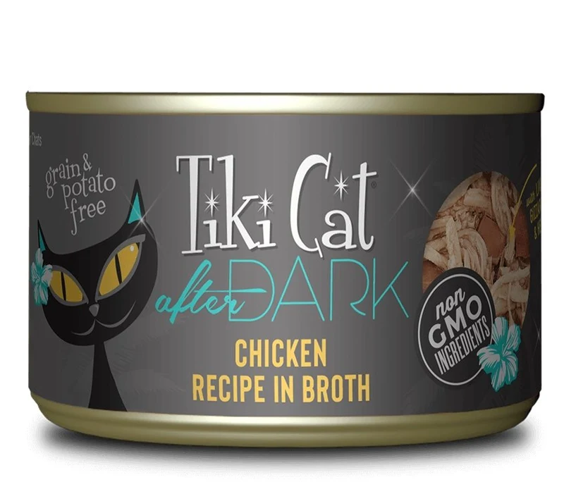 Tiki Cat After Dark, conserve pour chat recette de poulet